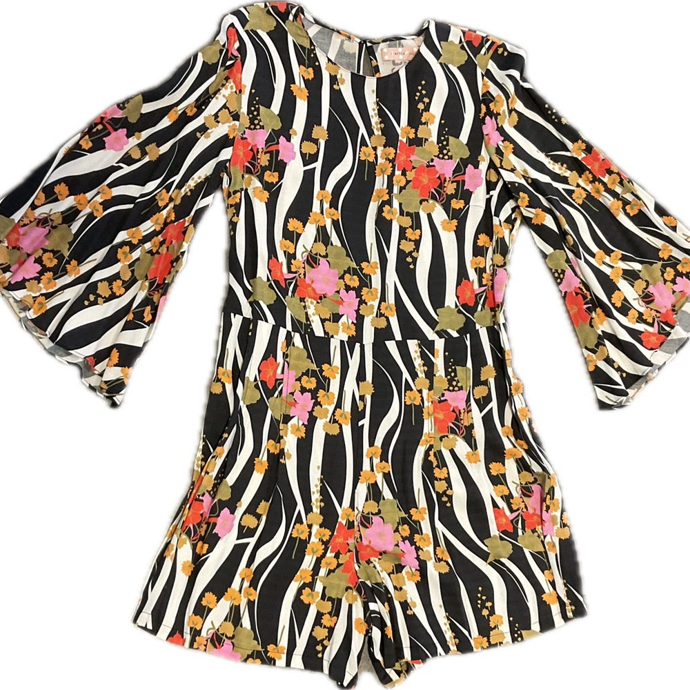 Floral Patterned Romper